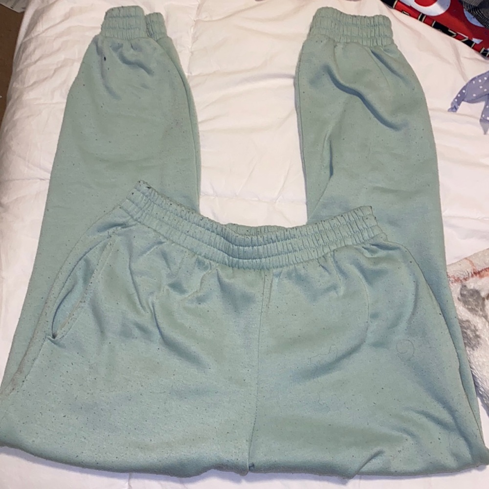 Mint green sweatpants